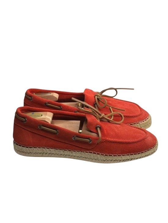 Hanks Brand ? Alpargatas Max Naranja Boat Shoe Espadrille ? Orange Suede ? 42 main image 15